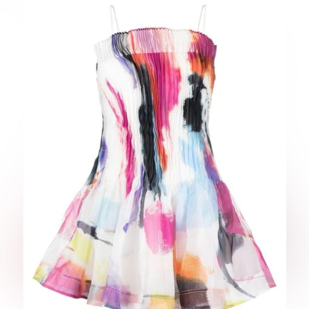 The cutest AJE dress! So flattering. Worn once for pictures! like brand new!